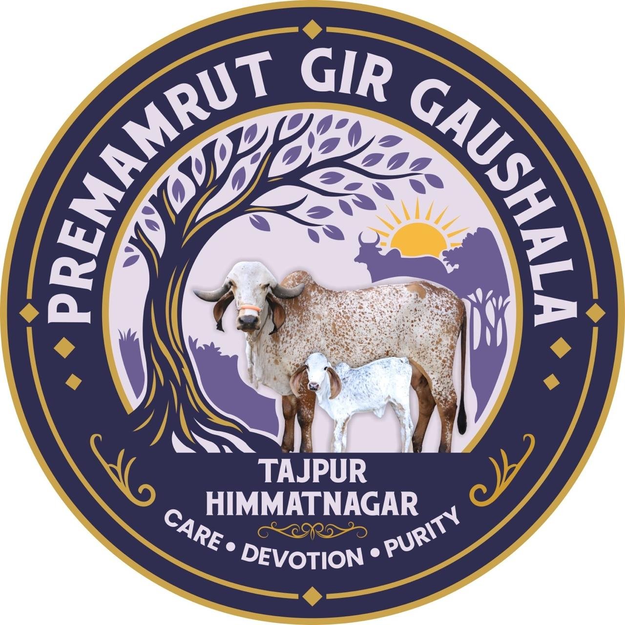 Premamrut Gir Gausala logo